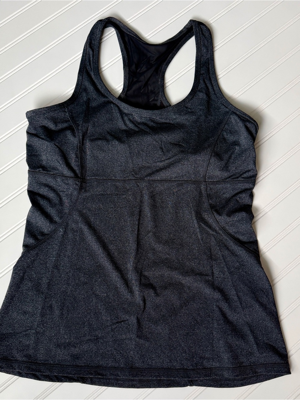 Kyodan Charcoal Black Racerback Performance Tank